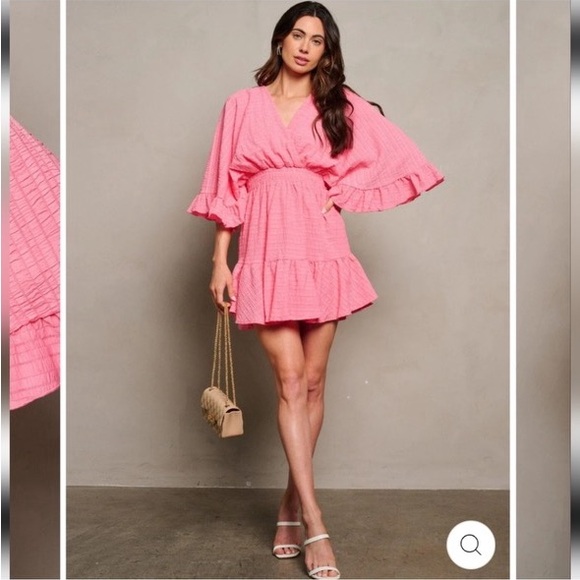 Dresses & Skirts - NWT Boutique Brand, Glam Poppy Surplice Front Dress